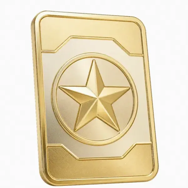 Star-emblem card — Vegas Hero