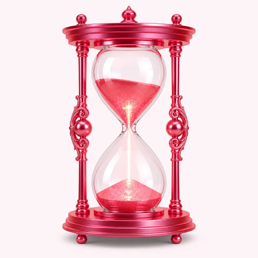 Ornate hourglass — Vegas Hero