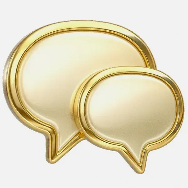 Overlapping speech bubbles — Vegas Hero