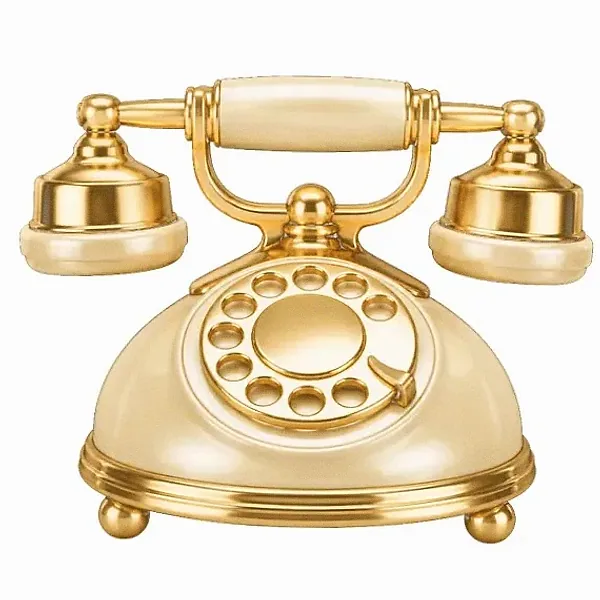 Vintage rotary telephone — Vegas Hero