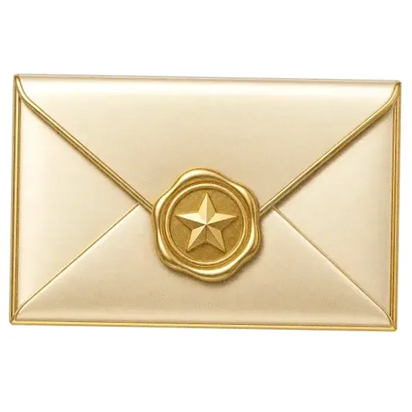 Sealed wax envelope — Vegas Hero