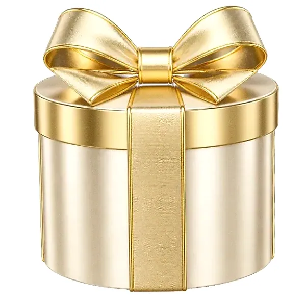 Round gift box — Vegas Hero