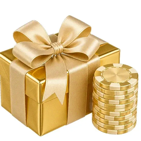 Gift box and chips — Vegas Hero