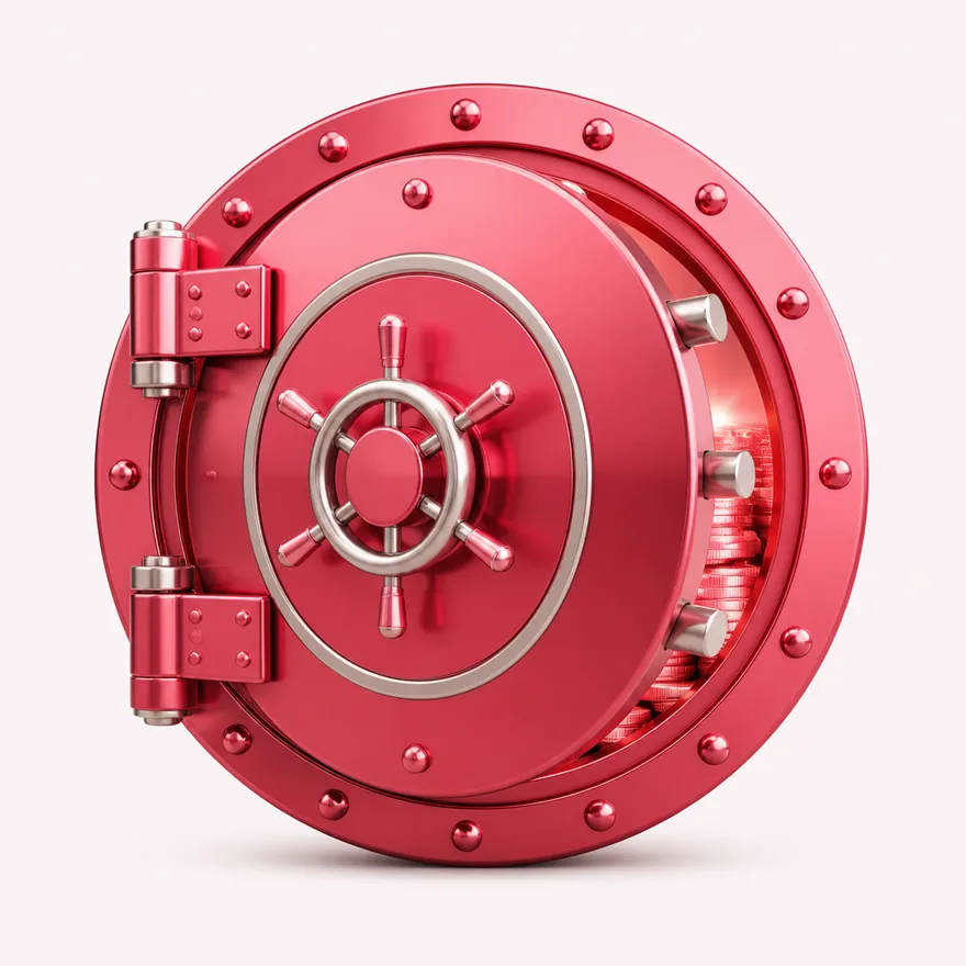 Round bank vault — Vegas Hero